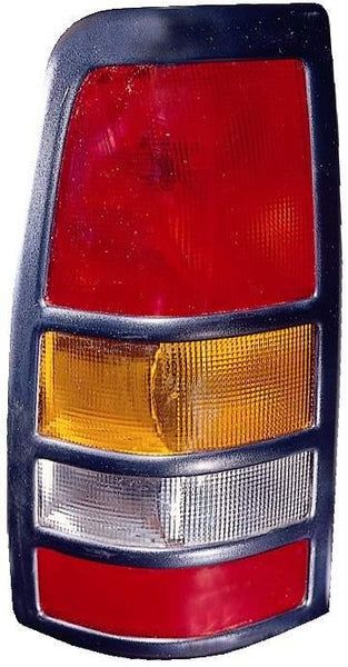 2001-2003 Gmc Sierra 2500 Tail Lamp Driver Side 3500 Black Bezel High Quality