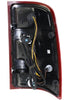 2007-2013 Gmc Sierra 2500 Tail Lamp Driver Side Exclude Base/Dually/Denali Without Dark Red Trim With Large 3047 Back-Up Bulb High Quality