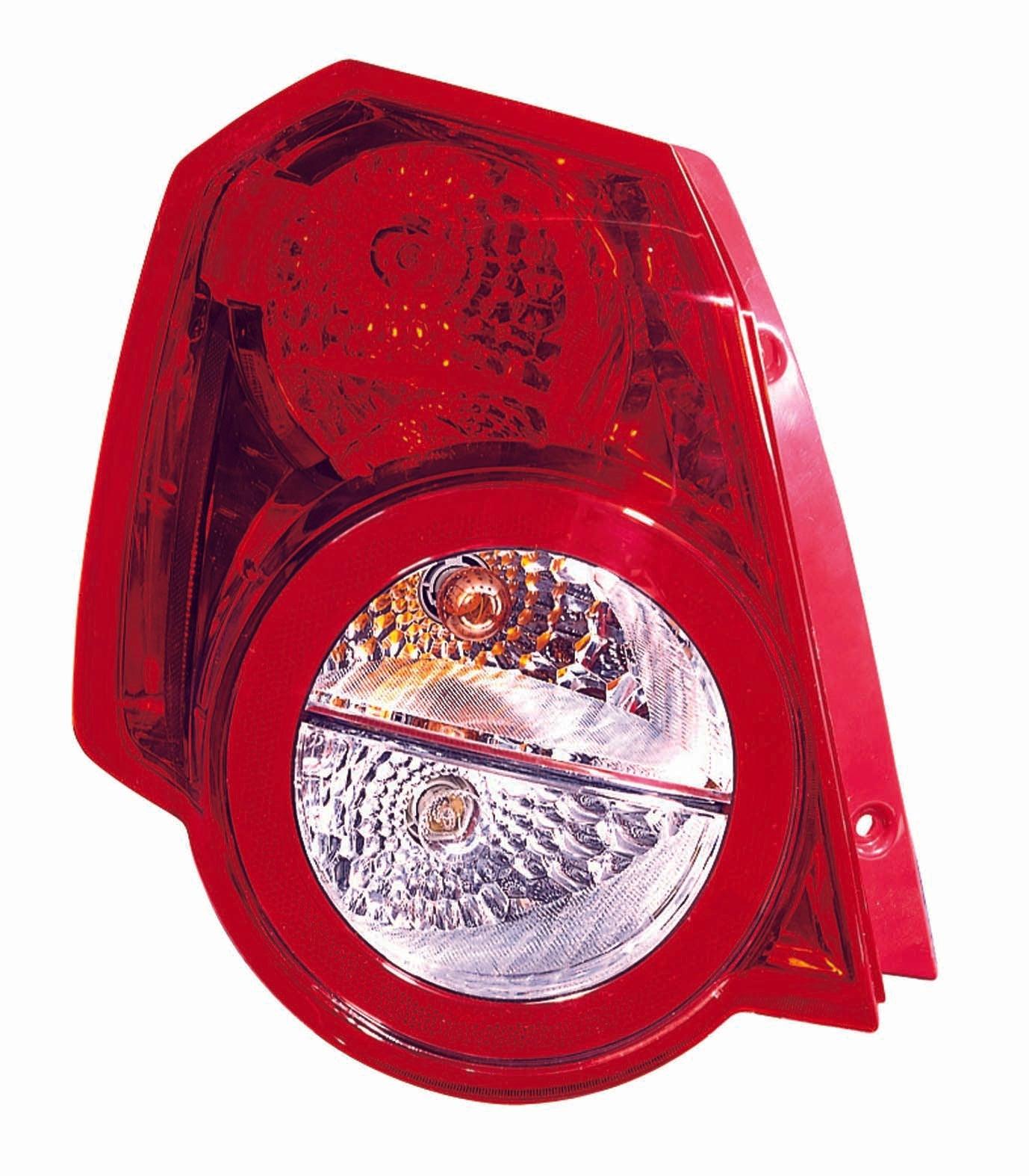 Feu arrière côté conducteur pour Chevrolet Aveo 5 (2009-2011), haute qualité, GM2800246