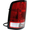 2009-2013 Gmc Sierra Hybrid Tail Lamp Driver Side Base Model With Dark Trim/Large Bulb High Quality
