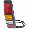 2001-2003 Gmc Sierra 2500 Tail Lamp Passenger Side 3500 Black Bezel High Quality