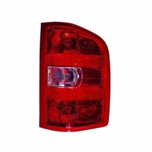 Feu arrière côté passager pour Chevrolet Silverado 1500 (2007-2013), sauf modèles 25/3500 Dually, 1500 (2e génération, 2010) et 1500 (2011). Référence : GM2801207C - Hunt Parts