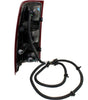 2011-2014 Gmc Sierra 3500 Tail Lamp Passenger Side 2Nd Design Without Dark Red Trim With Small Back-Up Bulb Exclude Base/Dually Model High Quality