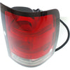2010-2011 Gmc Sierra 3500 Tail Lamp Passenger Side 1500 Series Base Model Dark Red Trim Small 921 Back-Up Bulb High Quality