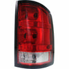 2012-2013 Gmc Sierra 2500 Tail Lamp Passenger Side 1500 Series Base Model With Dark Trim/Large Bulb High Quality