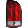 2012-2013 Gmc Sierra 3500 Tail Lamp Passenger Side 1500 Series Base Model With Dark Trim/Large Bulb High Quality