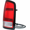2012-2013 Gmc Sierra 2500 Tail Lamp Passenger Side 1500 Series Base Model With Dark Trim/Large Bulb High Quality