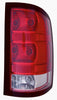 2012-2013 Gmc Sierra 2500 Tail Lamp Passenger Side 1500 Series Base Model With Dark Trim/Large Bulb High Quality