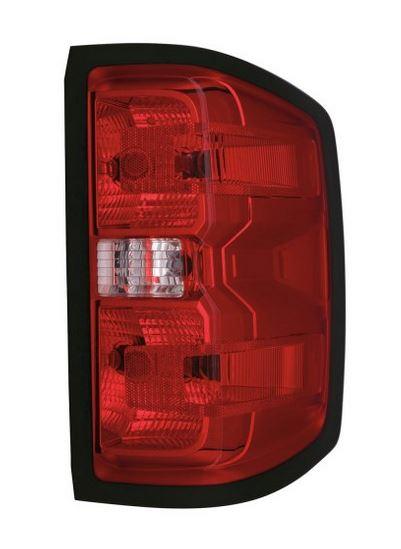 2016-2019 Chevrolet Silverado 3500 Tail Lamp Passenger Side With Out Led 1500 16-19 / With Dual Rear Wheels 15-19 High Quality