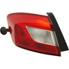 2017-2019 Chevrolet Cruze Sedan Tail Lamp Driver Side Black Housing With Out Led High Quality