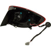 2017-2019 Chevrolet Cruze Sedan Tail Lamp Driver Side Black Housing With Out Led High Quality
