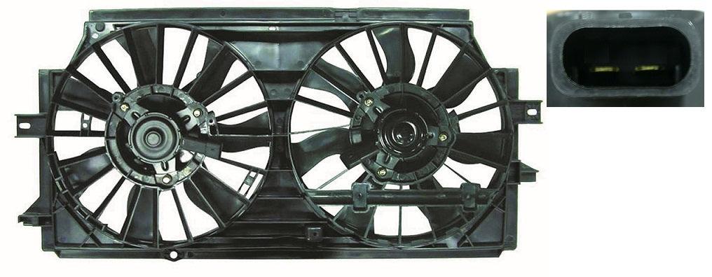 Ensemble ventilateur de radiateur Buick Century 2000-2001 3.1L/3.8L, GM3115116