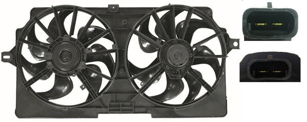 1999-2003 Pontiac Grand Prix Radiator Fan Assembly 3.1 L