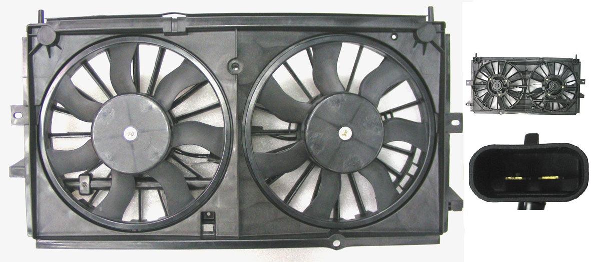 Ensemble ventilateur de radiateur Buick Century 2002-2005 3.1L/3.8L, GM3115129