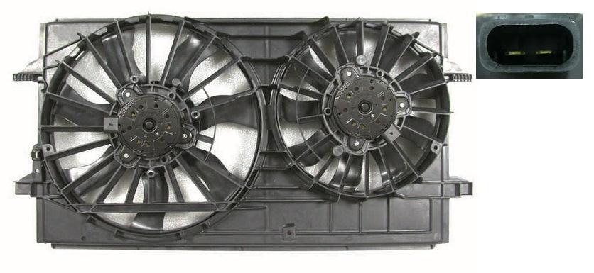 Ensemble ventilateur de refroidissement Chevrolet Malibu Maxx 2004-2007 2.2L/3.5L/3.9L, GM3115178
