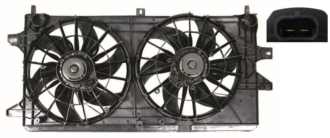 Ensemble ventilateur de refroidissement Pontiac Grand Prix 2004-2008 3.4L/3.8L, GM3115180