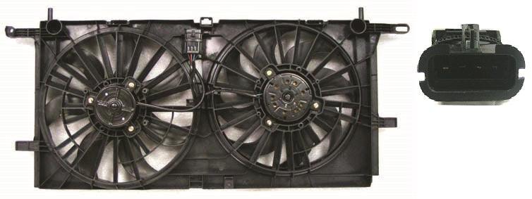 Ensemble ventilateur de refroidissement pour Chevrolet Uplander 2005-2009 3.5 avec climatisation arrière, GM3115194