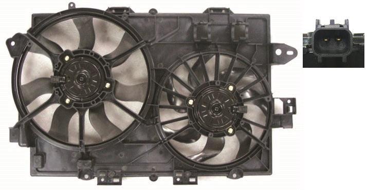Ensemble ventilateur de refroidissement Pontiac Torrent 2006-2008 3.4L, double ventilateur Equinox/Torrent, GM3115204