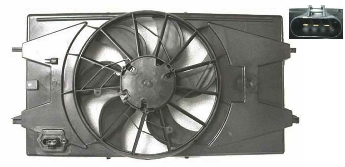Ensemble ventilateur de refroidissement Chevrolet Cobalt 2005-2008 2.4L, GM3115205