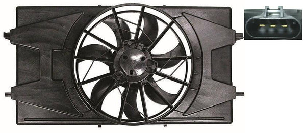 2005-2007 Saturn Ion Sedan Radiator Fan Assembly 2.2/2.4L