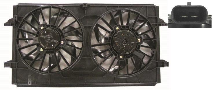 Ensemble ventilateur de refroidissement Saturn Aura 2007-2009 3.5L. Voir photo. Référence : GM3115208