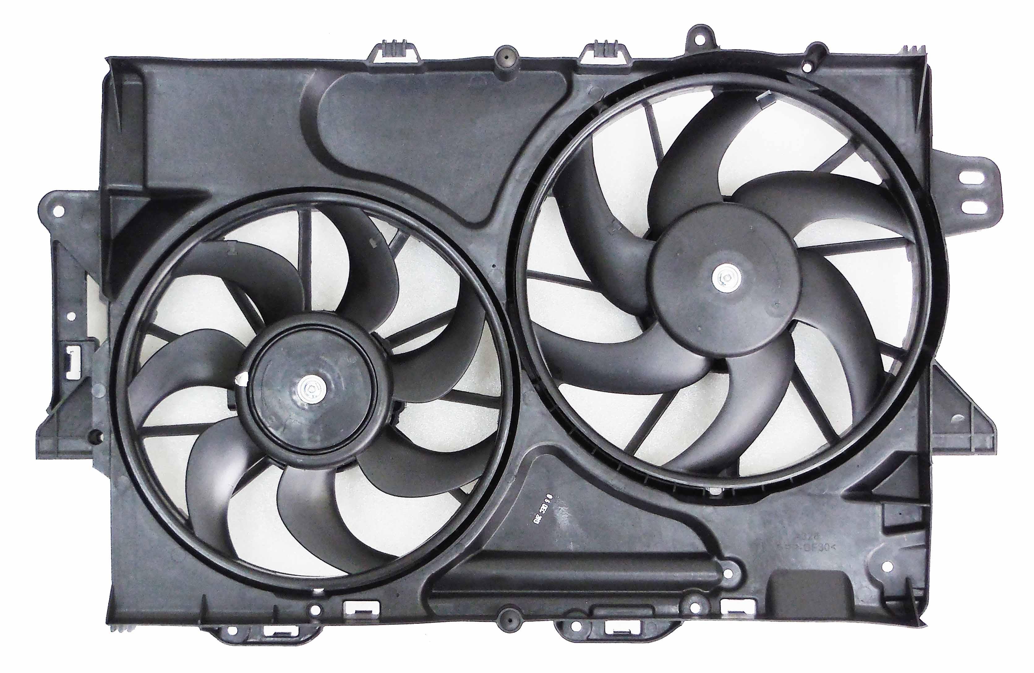 Ensemble ventilateur de refroidissement Pontiac Torrent 2009 3.6L, double ventilateur, 2e conception, GM3115230