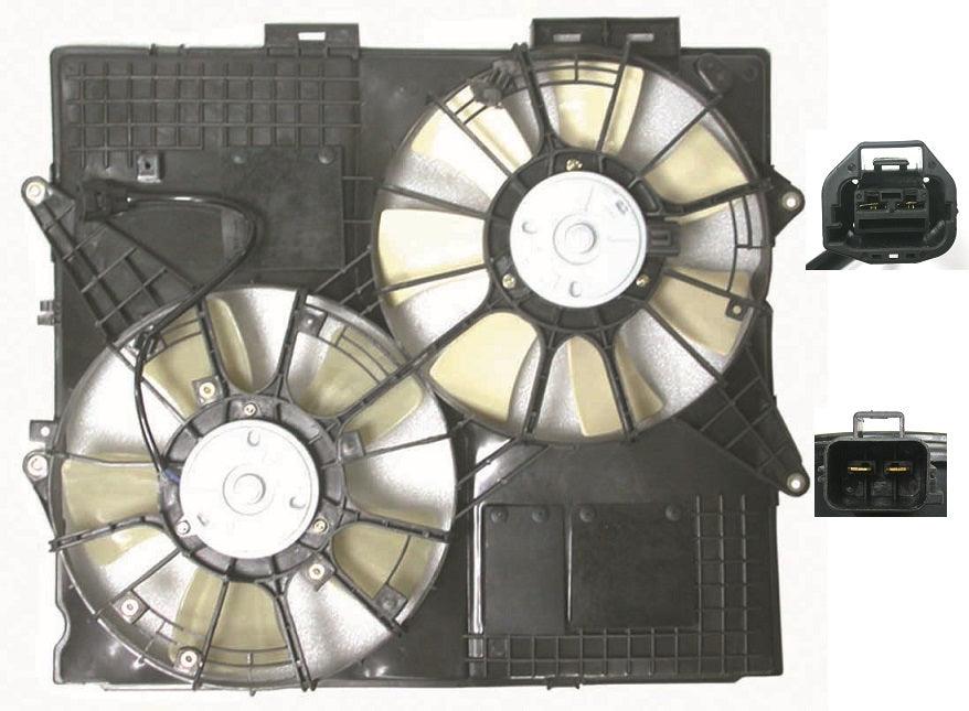Ensemble ventilateur de refroidissement Cadillac STS 2005-2008 3.6/4.6L sans attelage, GM3120105