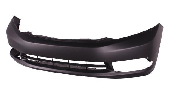 Pare-chocs avant apprêté pour Honda Civic Sedan 2012 avec emplacement pour feu antibrouillard Ex/Ex-L/Si Capa, HO1000281C
