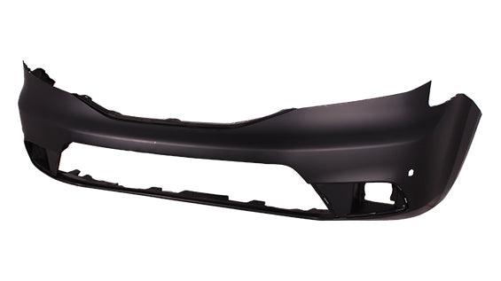 2012-2015 Honda Pilot Bumper Front Primed With Sensor Hole Touring Model Capa