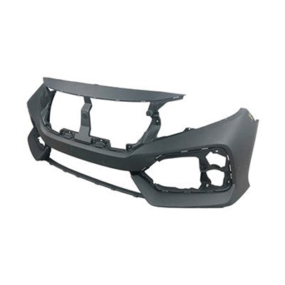 Pare-chocs avant noir apprêté pour Honda Civic Hatchback 2020-2021, HO1000324C