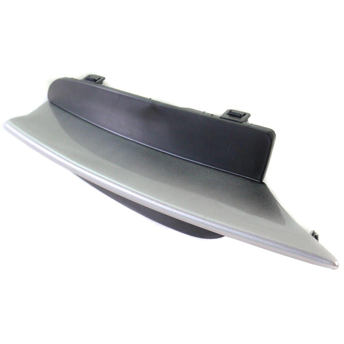 Cache antibrouillard avant côté conducteur pour Honda Civic Coupé 2009-2011, noir mat partiellement argenté, HO1038103