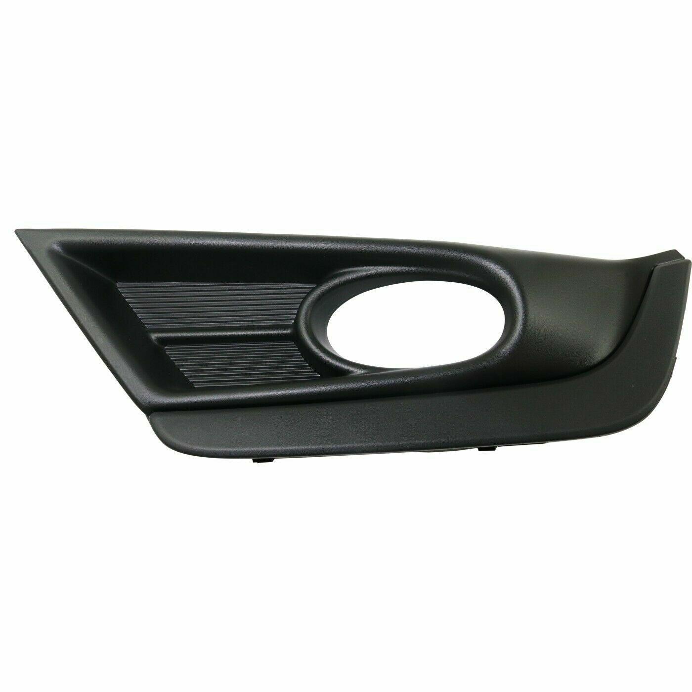 Enjoliveur de feu antibrouillard avant côté conducteur pour Honda CR-V 2017-2019, noir avec moulure noire, HO1038134