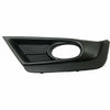 2017-2019 Honda Crv Fog Lamp Bezel Front Driver Side Black With Black Moulding