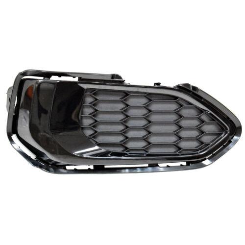 Cache antibrouillard avant côté conducteur pour Honda Fit 2018-2020, finition noir brillant, HO1038150