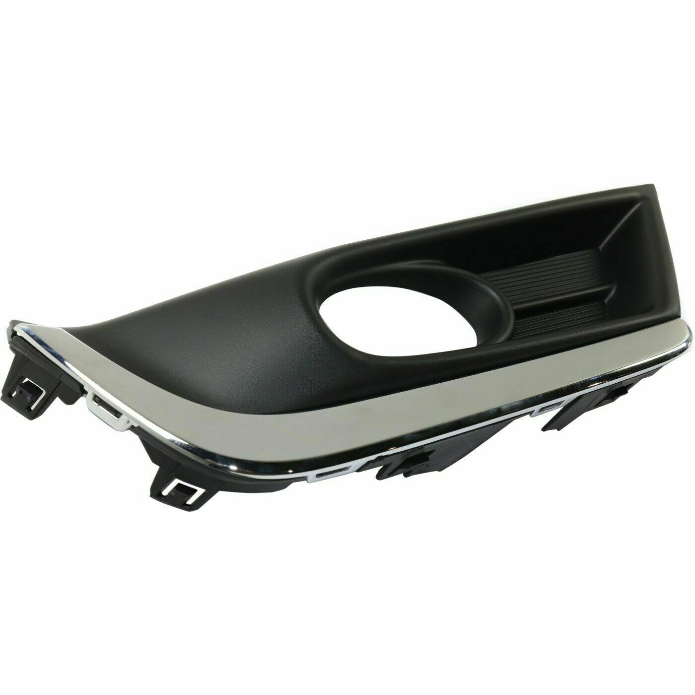 Enjoliveur de feu antibrouillard avant droit pour Honda CR-V 2017-2019, noir avec garniture chromée, HO1039135U - Hunt Parts