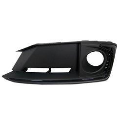 Fog Lamp Bezel Front Passenger Side Honda Civic Coupe 2019-2020 Black Sport Model , Ho1039147U