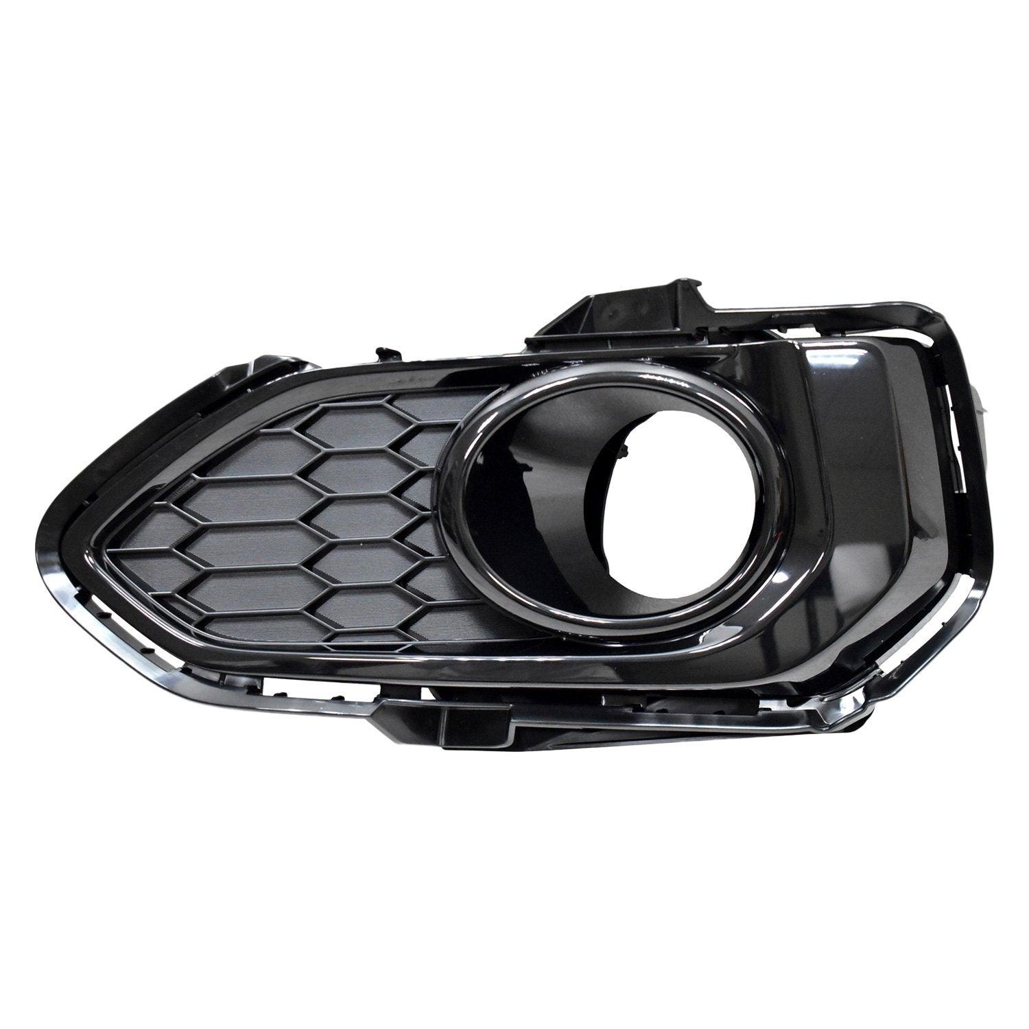 Enjoliveur de feu antibrouillard avant côté passager pour Honda Fit 2018-2020, noir brillant texturé, HO1039152