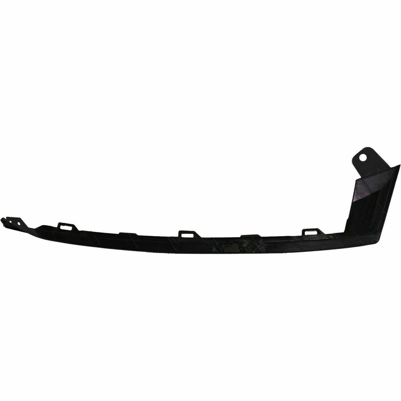 Moulure de pare-chocs avant supérieure côté passager pour Honda Accord Hybrid 2018-2020, noir texturé, sans feux antibrouillard, HO1047107