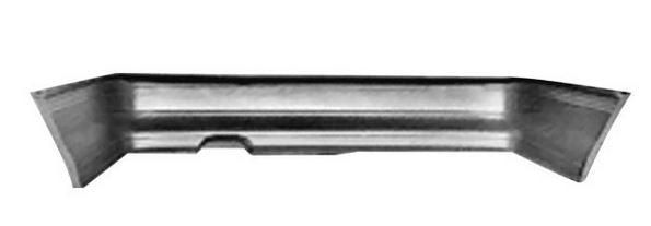 1990-1991 Honda Accord Sedan Bumper Rear Black