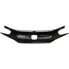 2017-2019 Honda Civic Hatchback Grille Ptd Black Exclude Type-R/Touring Model