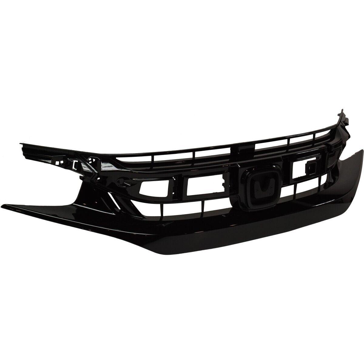 Calandre Honda Civic Sedan 2019-2021, finition noir brillant, modèle Sport, HO1200242