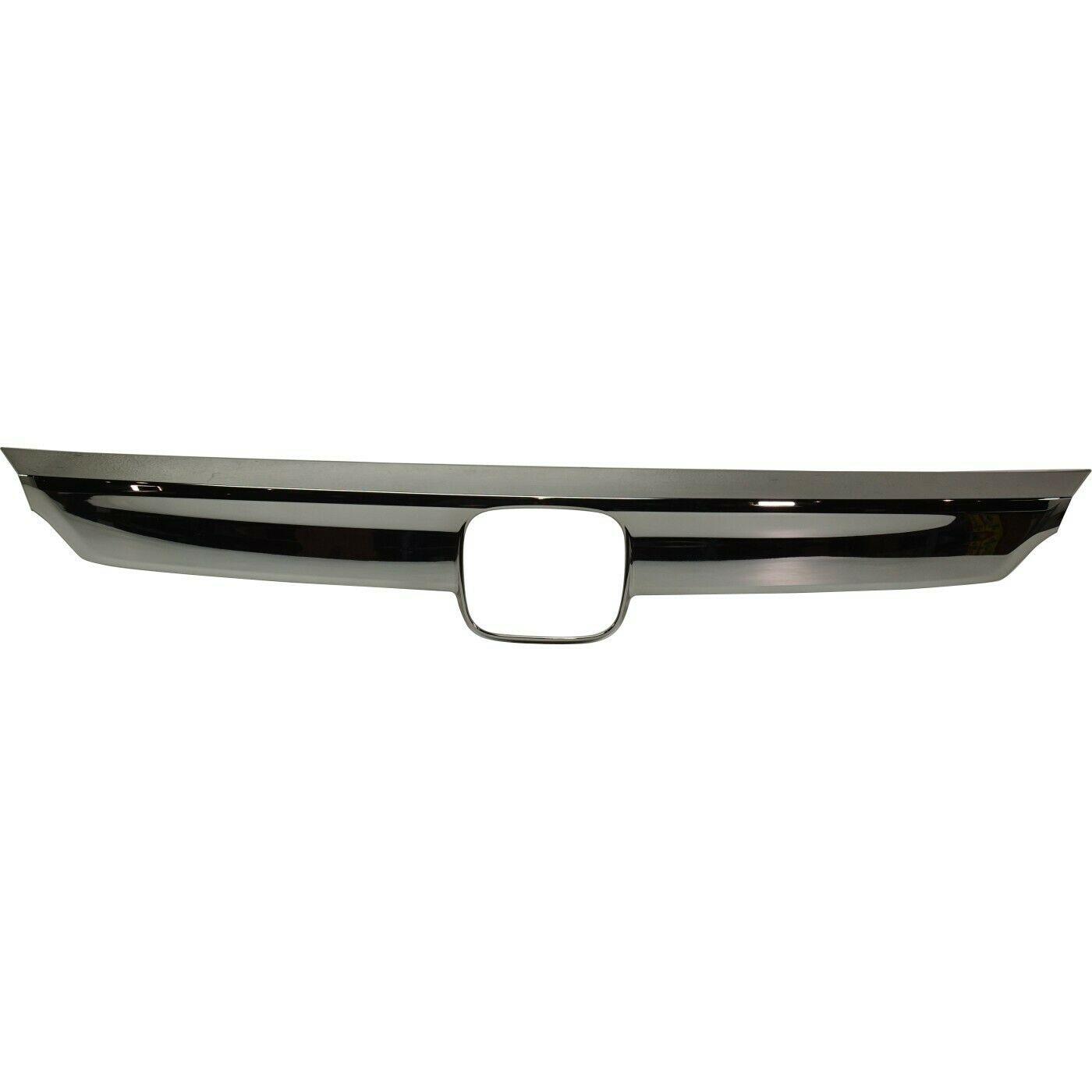 Moulure centrale de calandre pour Honda Accord Berline 2018-2020, chromée/noir fumé avec pack Sport, HO1210161