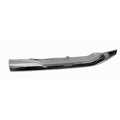 Moulure de calandre supérieure côté conducteur chromée pour Honda Odyssey 2014-2017, HO1212112