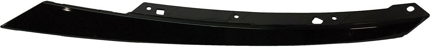 Moulure de calandre côté conducteur pour Honda Civic Coupé 2017-2020, noir métallisé, modèle Si 2018 / tous modèles 2019, HO1212124