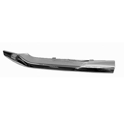 Moulure de calandre supérieure côté passager chromée pour Honda Odyssey 2014-2017, HO1213112