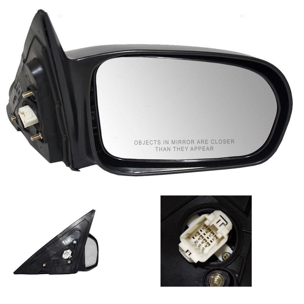 Rétroviseur extérieur côté passager pour Honda Civic Berline 2001-2005, électrique, HO1321141