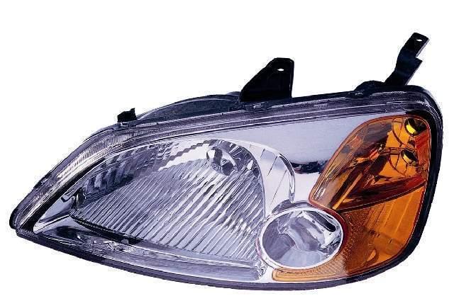 Phare avant gauche (côté conducteur) pour Honda Civic Hybrid 2003, haute qualité, HO2502116