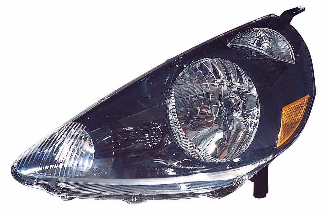 Phare avant côté conducteur pour Honda Fit 2007-2008, noir, haute qualité, HO2502131