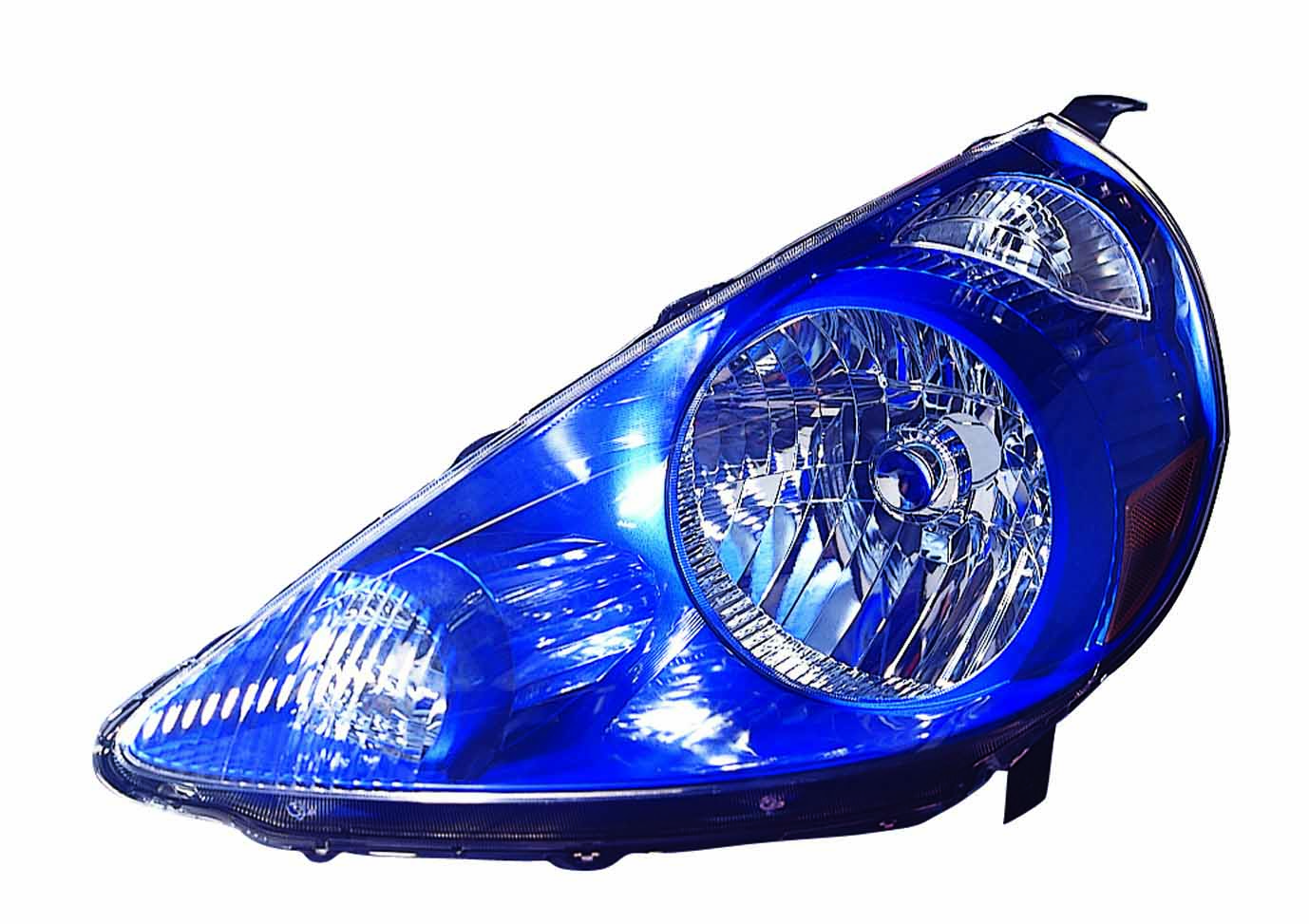 Phare avant côté conducteur Honda Fit 2007-2008 Bleu vif (code B520P) Capa, Ho2502132C - Hunt Parts