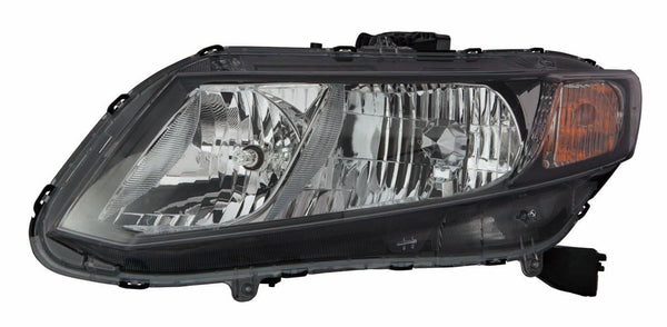 2013-2015 Honda Civic Hybrid Head Lamp Driver Side Halogen High Quality